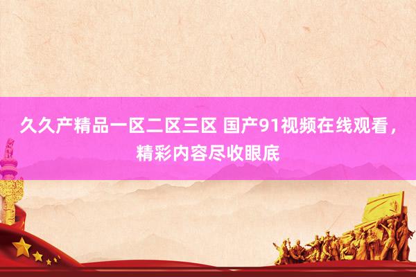 久久产精品一区二区三区 国产91视频在线观看，精彩内容尽收眼底