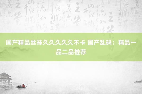 国产精品丝袜久久久久久不卡 国产乱码：精品一品二品推荐